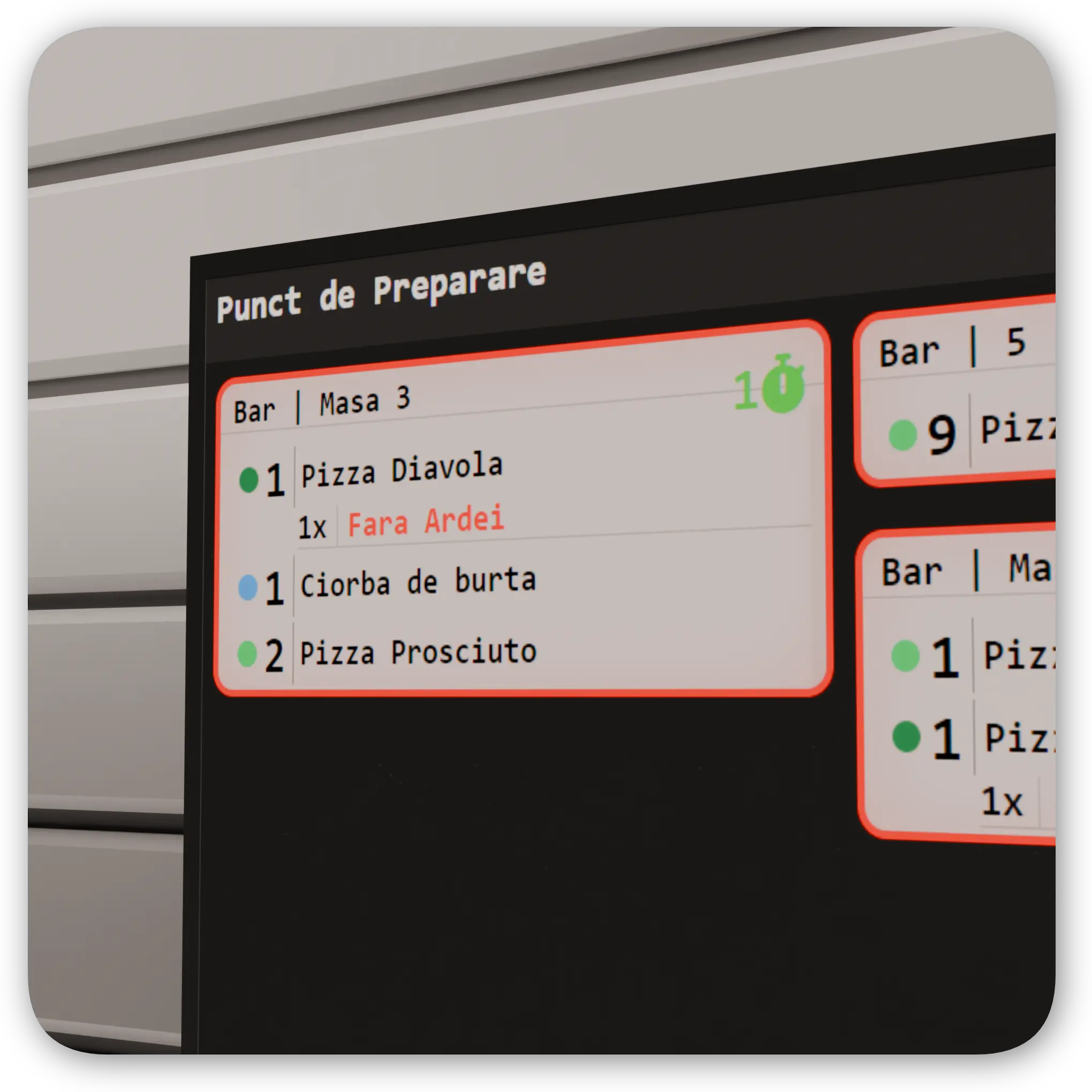 Chappa POS kitchen Screen