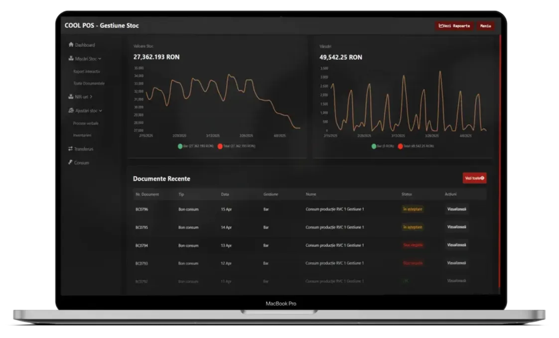 Chappa POS Stoc Screen