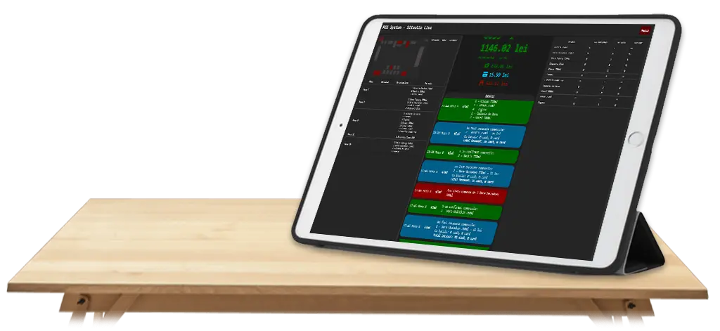 Chappa POS Live Screen